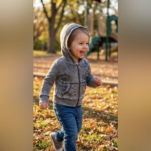 Cedar Rose Western Sparkle Hoodie Girls 2T Rhinestone Zip Jacket